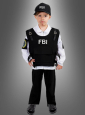 FBI Agent Kostüm für Kinder 