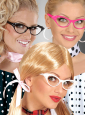 50er Jahre Brille Vintage Look 