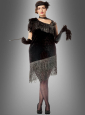 XXL Diva 20er Jahre Fransenkleid 