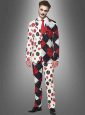 Halloween Clown Anzug mit Krawatte 