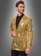 Pailletten Jackett Herren Gold 