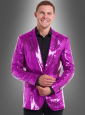 Sequin jacket men pink 