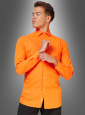 Herrenhemd orange 