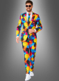 Bunter Smiley Anzug 