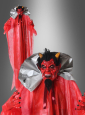 Red Devil Decoration with LED Eyes 150cm 