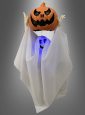 Animierter Halloween Geist 90cm mit Kürbiskopf 