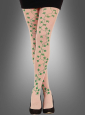 Ivy Leaf Print Pantyhose Fairy 