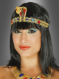 Golden Cleopatra Snake Headpiece with Gems 