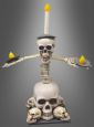 Candle Holder Skull LED Eyes 55cm 