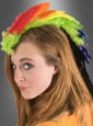 Colourful Feather Hairpiece 