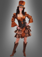 Steampunk Samtkleid 38