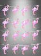 Lichterkette 140cm Flamingo Sommerparty 