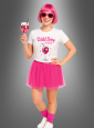 4-piece Cocktail Costume Set Pink Wild Berry 