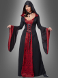Priesterin Kostüm Gothic Robe für Damen 