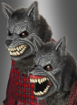 Werwolf Ani-Motion Maske grau 