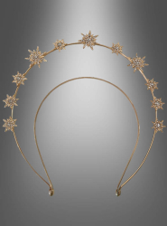Product image 2 of the product “Headband Stars Metal gold ”