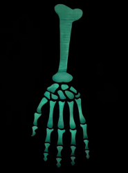 Product image 2 of the product “Skeleton gloves adult 40cm ”