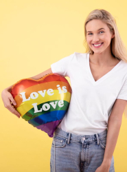 Artikelbild 2 des Artikels “Folienballon Love is Love Regenbogen 35cm “