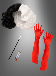 Product image 2 of the product “Cruel Girl Accessory Set with Wig and Gloves ”