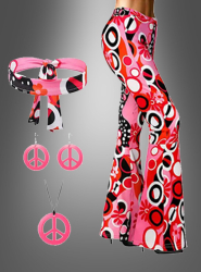 Artikelbild 2 des Artikels “Schlaghose mit Zubehör Dream Circles pink-rot “