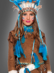 Product image 2 of the product “Native American Dress for Girls Deluxe ”