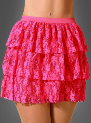 Product image 2 of the product “80s lace skirt with tiers ”
