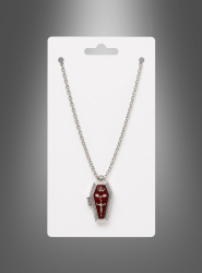 Product image 2 of the product “Vampire Necklace with a Coffin Pendant ”