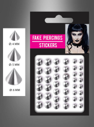 Artikelbild 2 des Artikels “Fake Piercings zum Aufkleben 30 Stück “