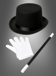 Product image 2 of the product “Magician Costume Set with Tophat ”