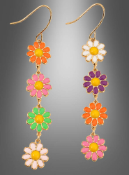 Artikelbild 2 des Artikels “Bunte Blumen Ohrringe Hänger “