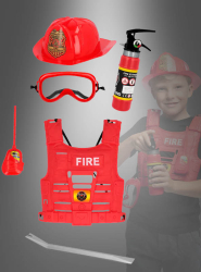 Artikelbild 2 des Artikels “Feuerwehrmann Kostüm Set für Kinder “