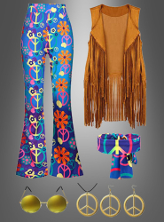 Artikelbild 2 des Artikels “Hippie Kostüm Set Blue Peace “