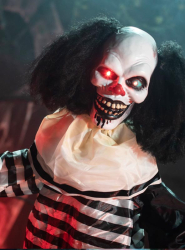 Artikelbild 2 des Artikels “Animierter Clown mit Kind 170cm  Deko mit Bewegungsmelder “