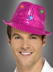 Artikelbild 2 des Artikels “Trilby Hut mit LED pink “