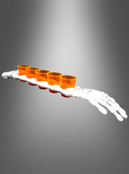 Product image 2 of the product “Shot Glasses with Skeleton Arm Tray ”