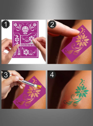 Product image 2 of the product “Makeup Stencil Day of the Dead 14x20 cm ”