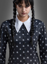 Product image 2 of the product “Wednesday Dress Classic Adult black-white ”