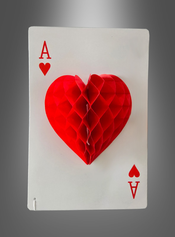 Casino Party hängende Girlanden Spielkarten Deko 