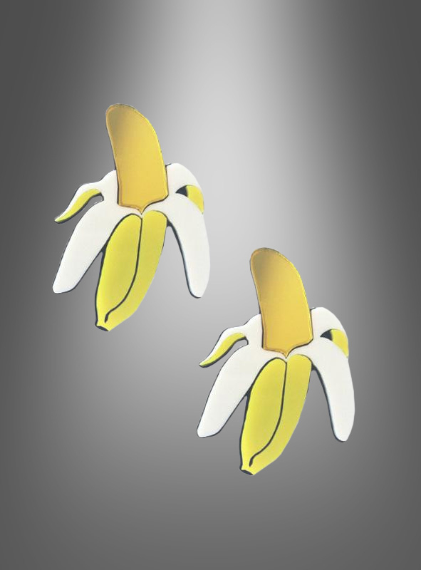Banana Earrings Acryl Jewellery 