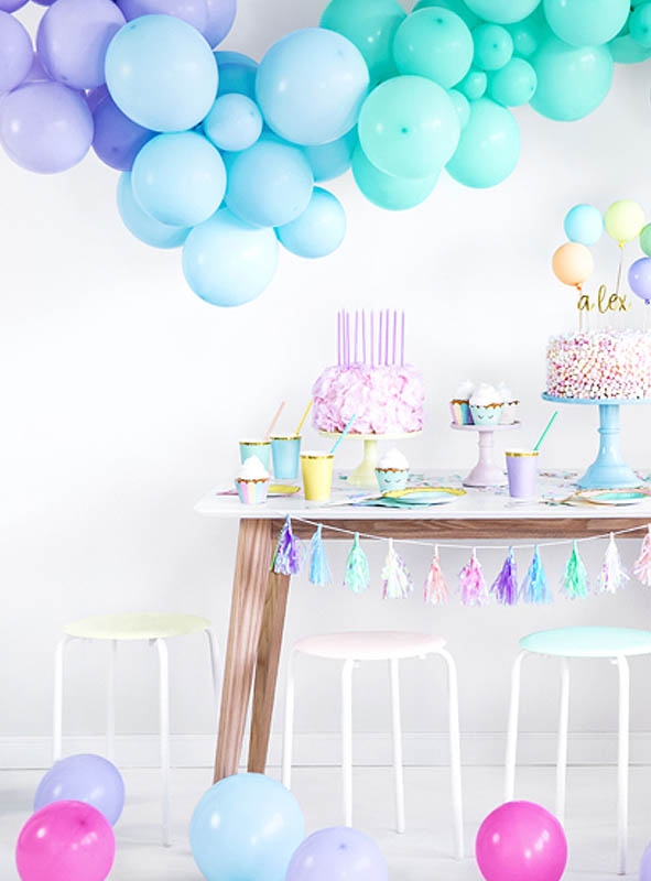 Premium Luftballons in Pastellfarben 