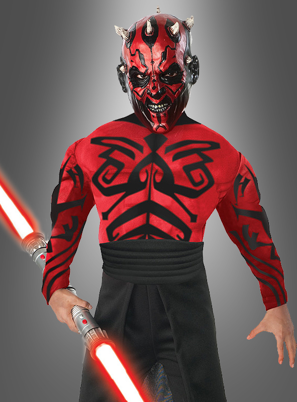 Star Wars Darth Maul Kinderkostum Mit Muskeln