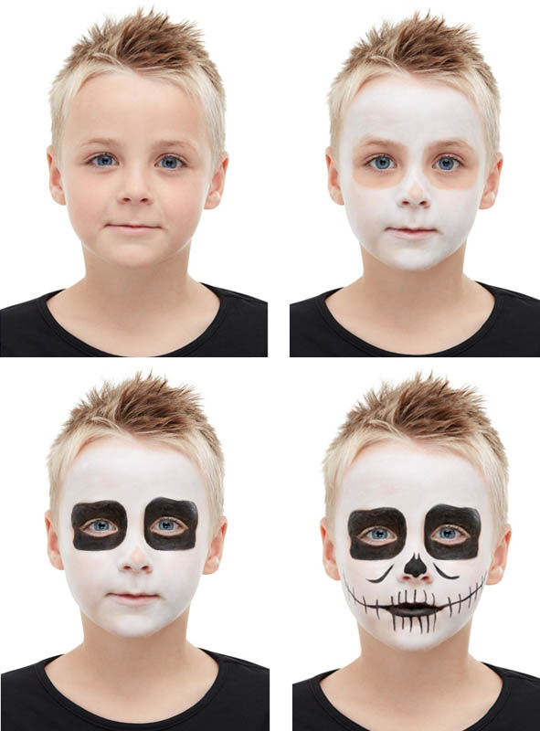 Skeleton Aqua Make Up for Children 