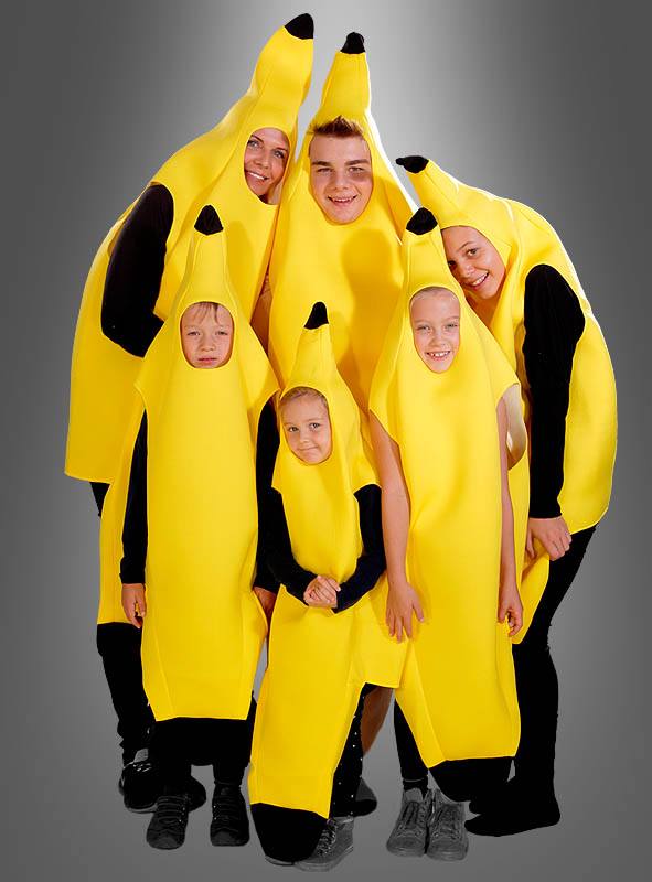 WIM 42481 Banane Bananenanzug Food Party Obst Fasching Erwachsenen Unisex Kostüm 