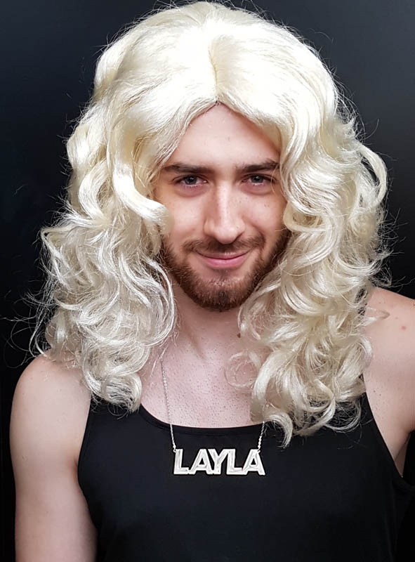 Protzige Layla Kette silber Namenskette 9,5cm 