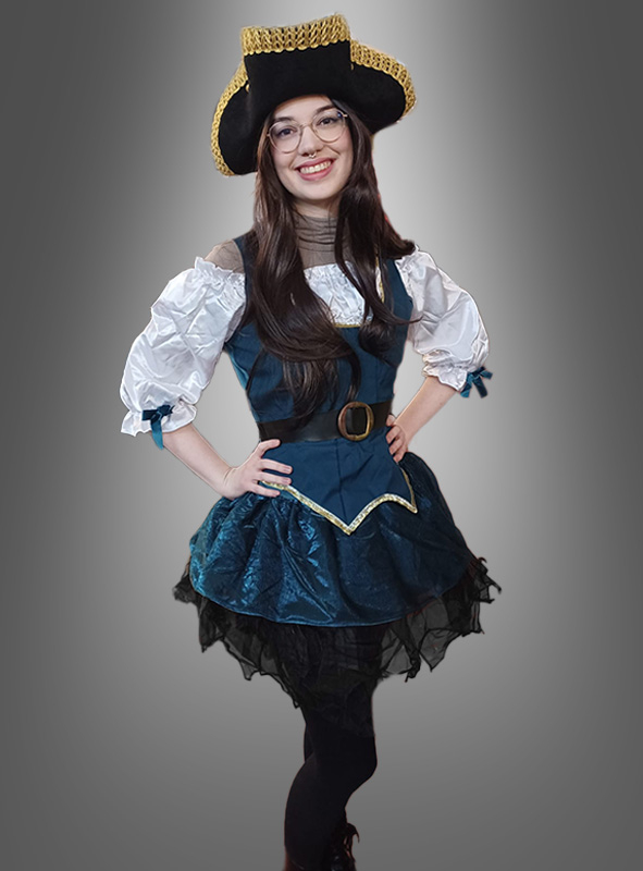 Angelica Piratin Damen Kostüm 