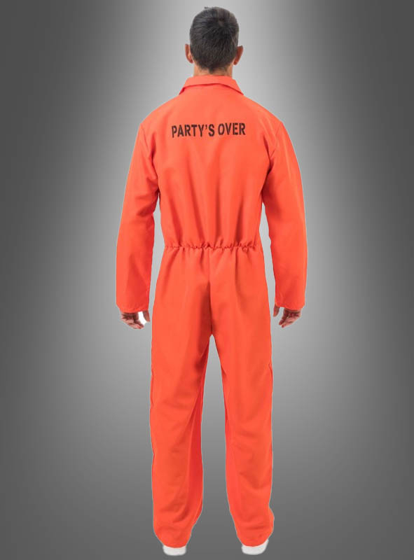Prisoner Jumpsuit Adult orange 