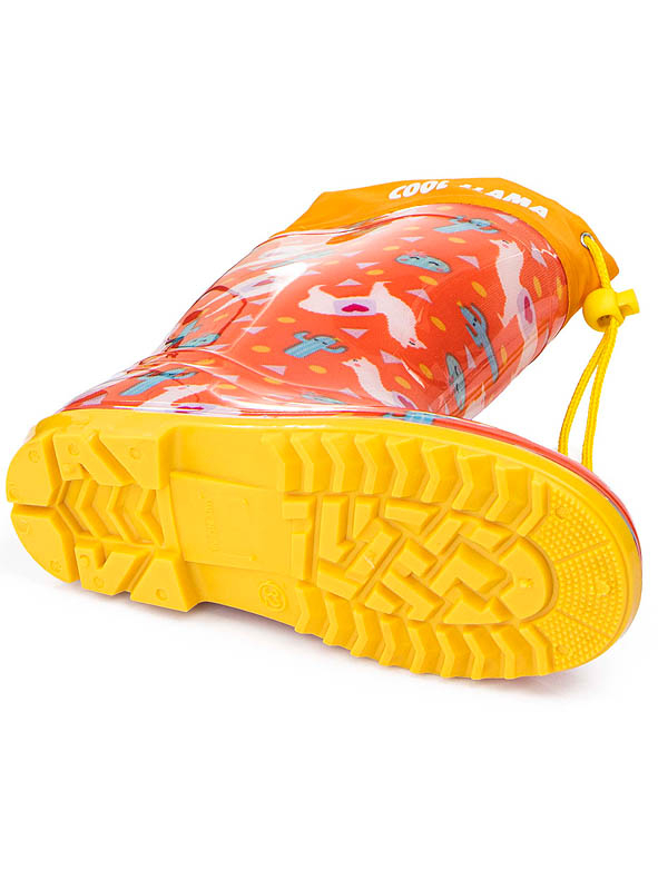 Kinder Gummistiefel orange-gelb hier » Kostümpalast