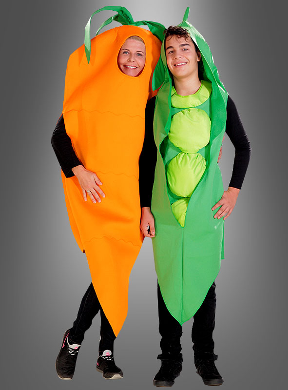 Erbse Gemüse Kostüm für Erwachsene 