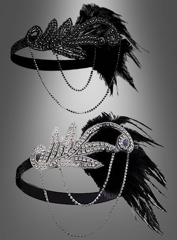 20er Jahre Kopfschmuck mit Strass Alice 