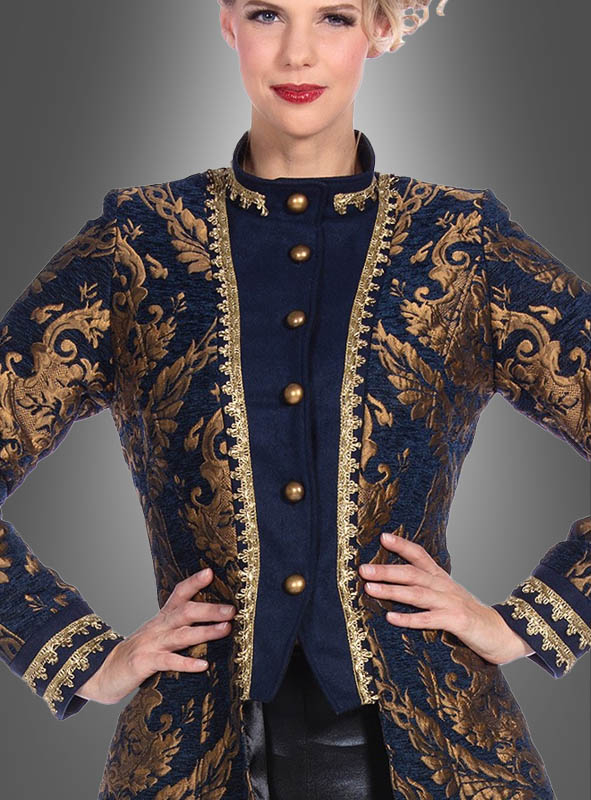 Luxus Barock Brokat Jacke Damen 